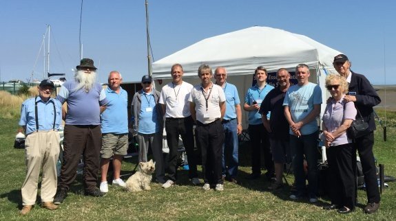 Some of the GB2HB team at the Island Yacht Club 08 Aug 2015