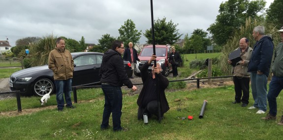 Antenna setup and testing at Shoebury Beach