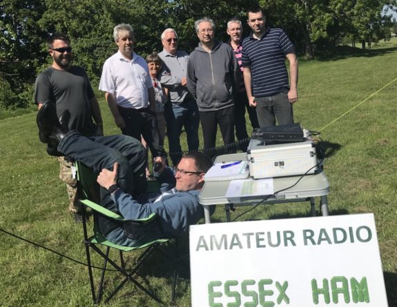 Shoebury Beach Field Day 19 May 2018, with Nick M0NFE re-polarised