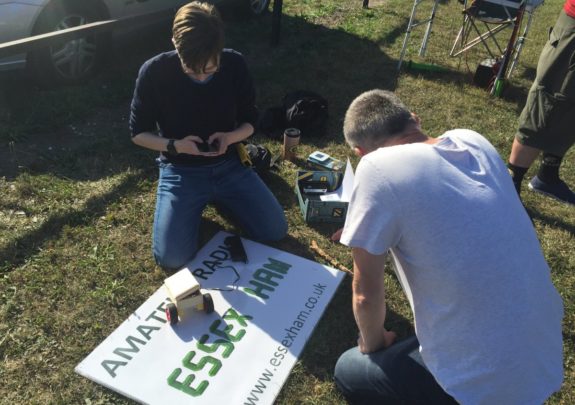 Robotics test drive with a Raspberry Pi at Shoebury East beach