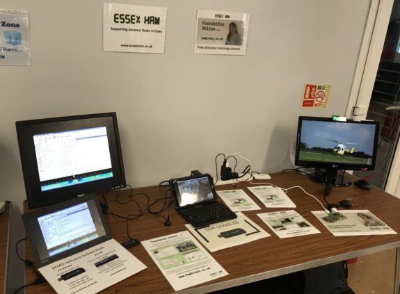 Essex Ham's demo table (June 2017)