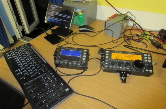 Peter G0DZB's Elecraft and Raspberry Pi demo