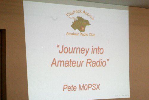 Journey Into Amateur Radio - Opening Slide