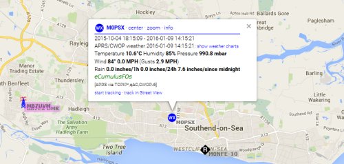 Essex Ham WX on APRS now restored