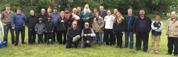 Group shot of the Essex Ham Field Day May 2015