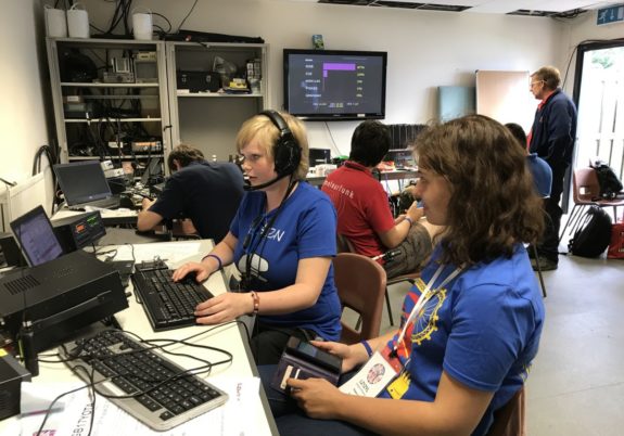 Team from Bulgaria operating GB17YOTA from Gilwell Park