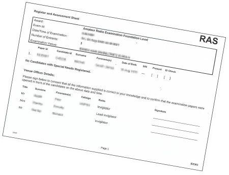 Sample of RAS