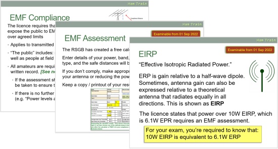 Ham Train EMF Slides