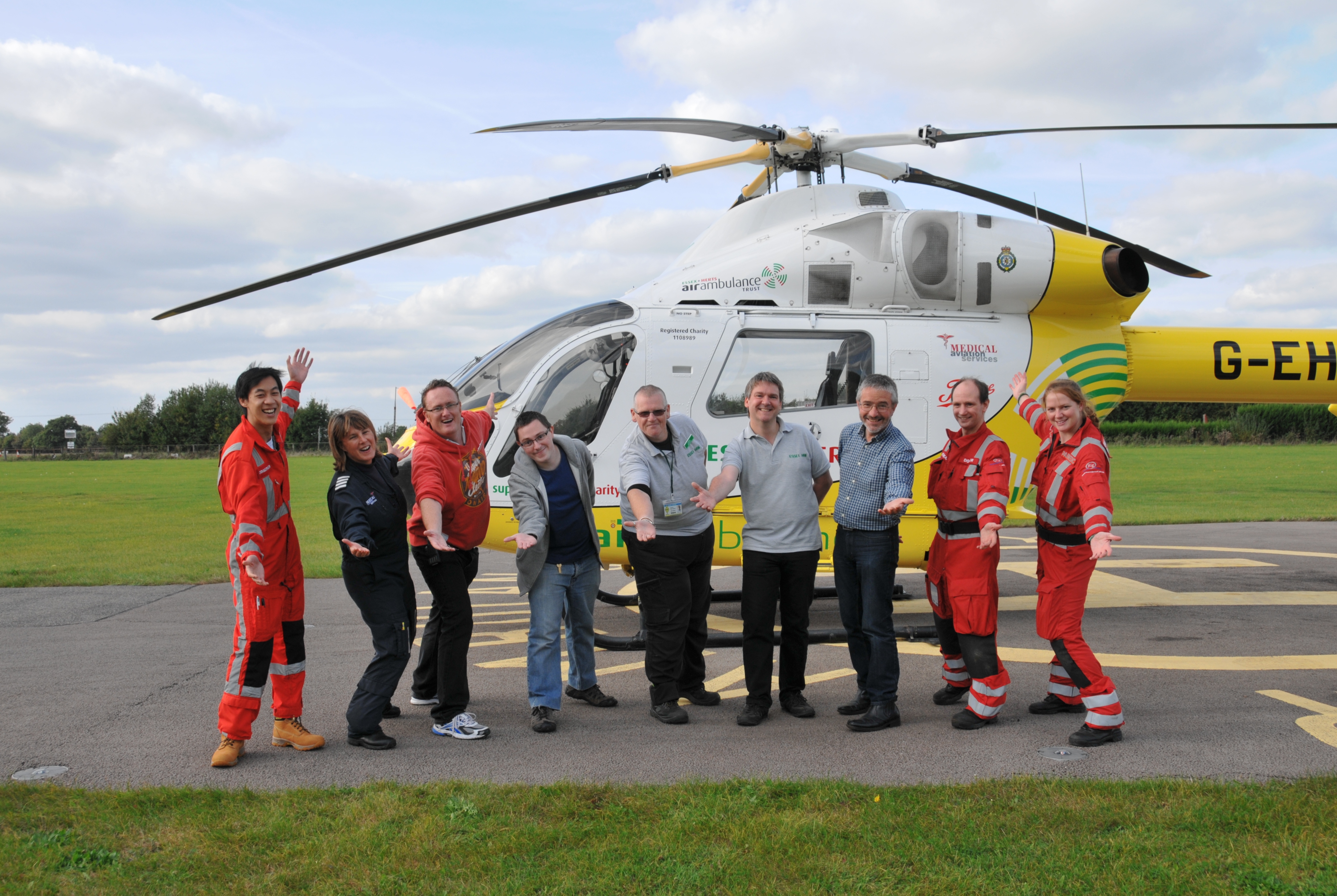 Essex Air Ambulance with Essex Hams (Fun)