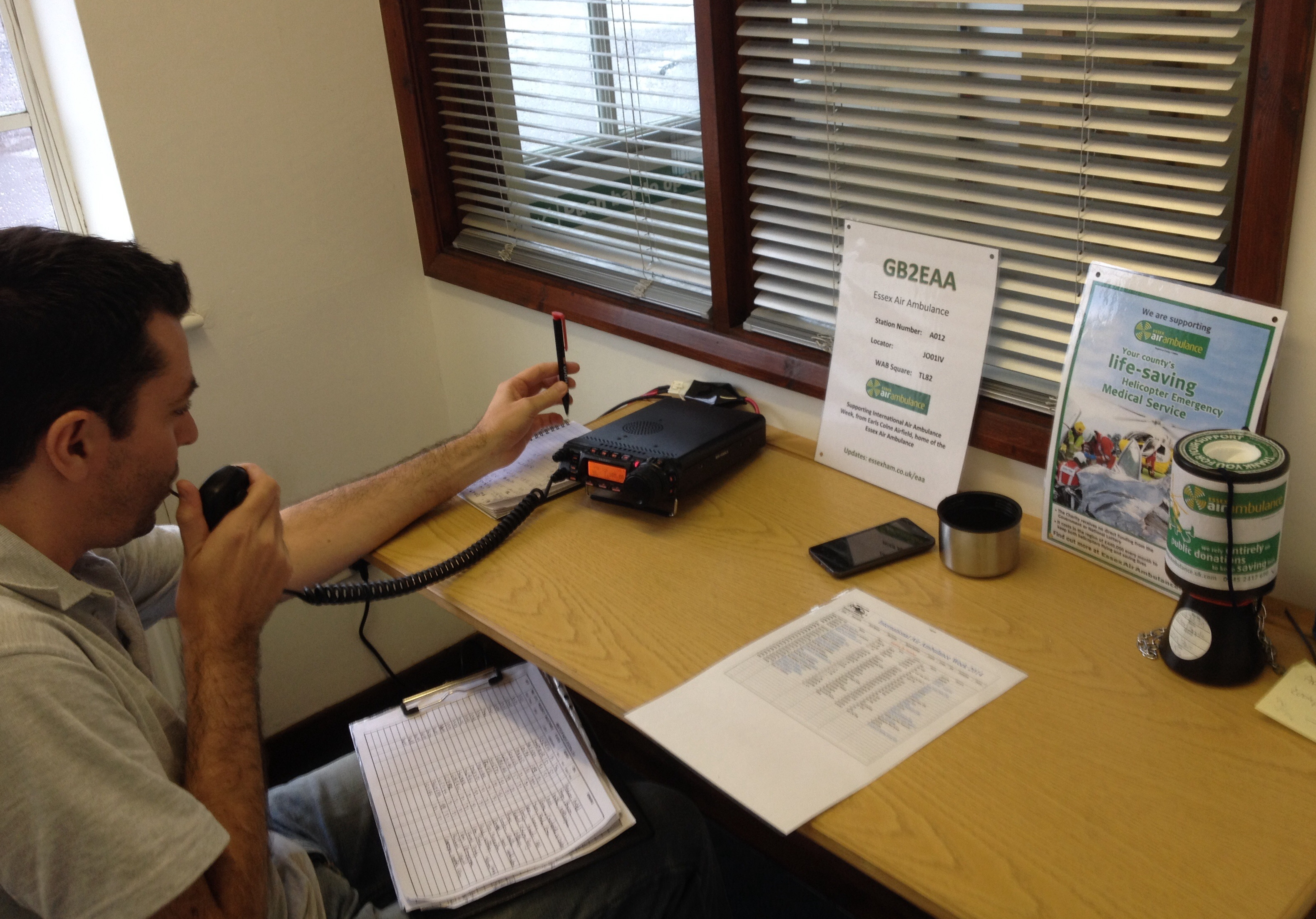 Radio Amateur at Anglian Flight Centres